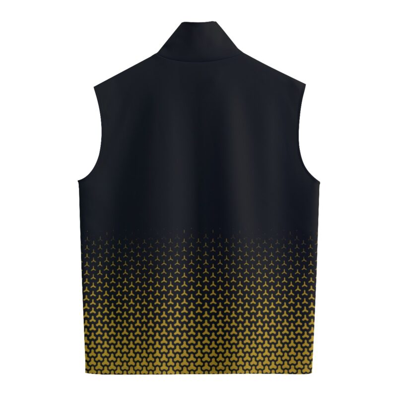 Alpha Phi Alpha All-Over Print Men's Stand-up Collar Vest - Image 2