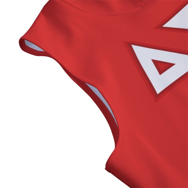 Delta Sigma Theta Sleeveless Irregular Hem Pullover Hoodie - Image 3