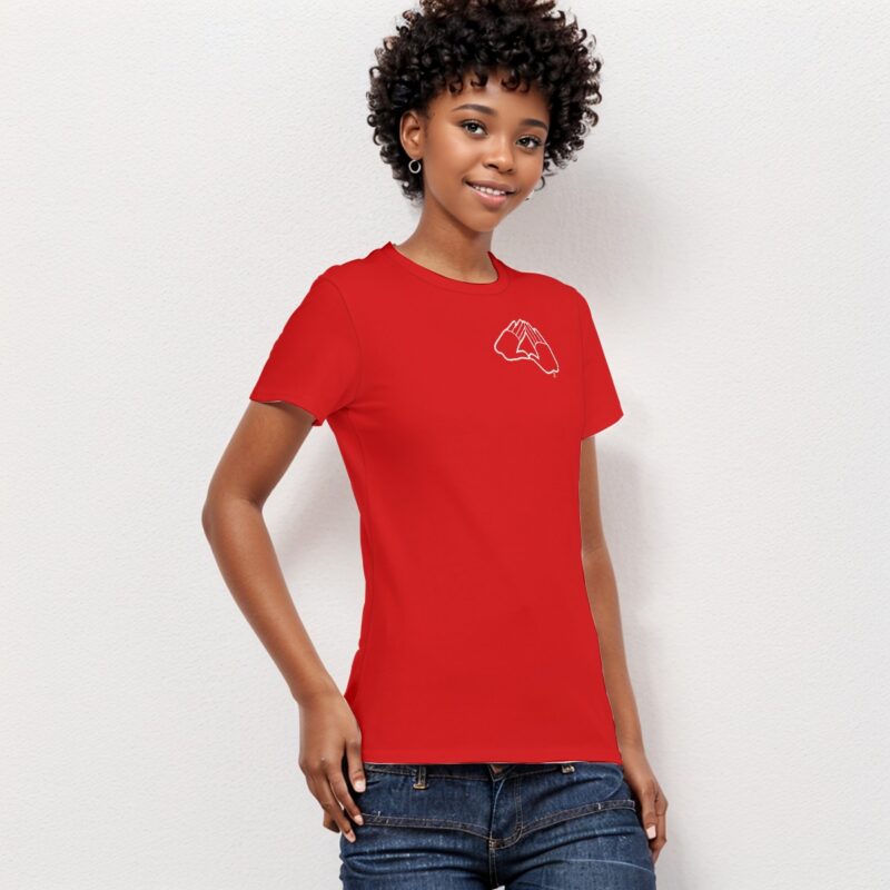 Delta Sigma Theta Hand Sign Tee - Image 2