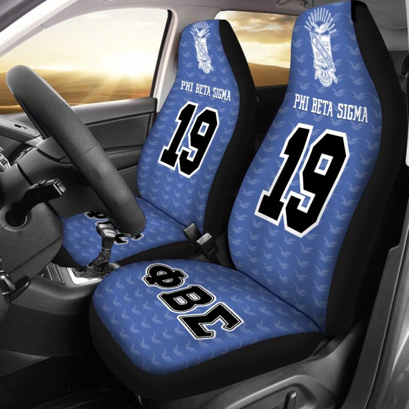 Phi Beta Sigma Founding Year and Initials Carseat Covers - Image 2