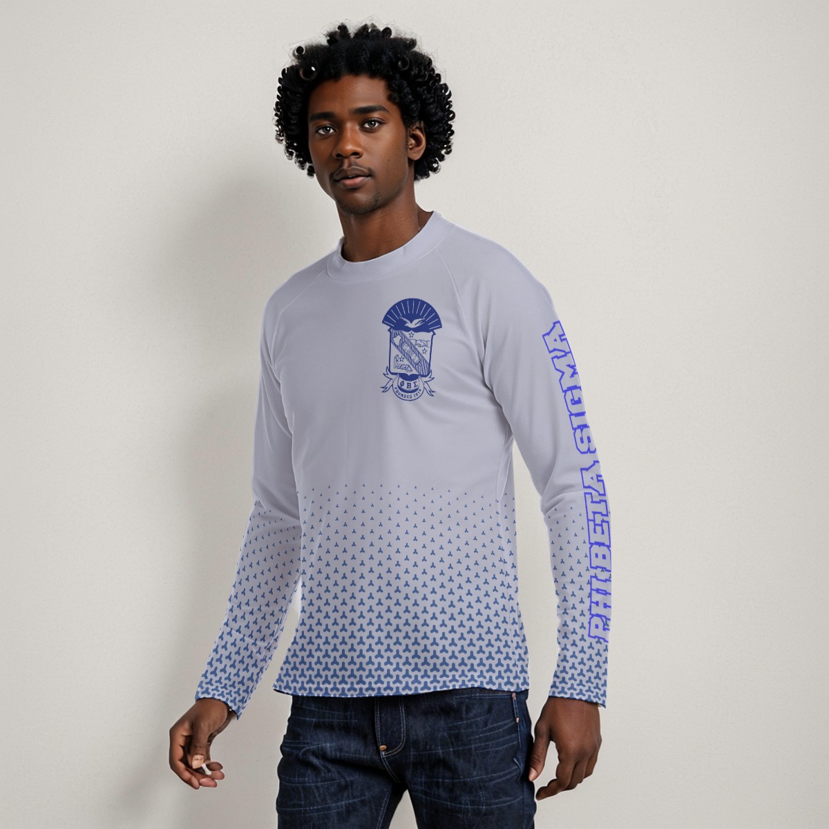 Phi Beta Sigma Compression Sport Shirt - Image 3