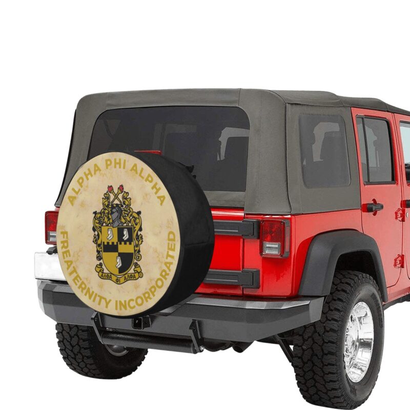 Alpha Phi Alpha Car tire cover - Image 3
