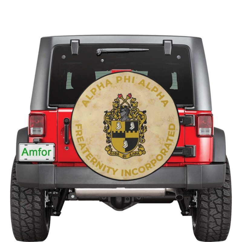 Alpha Phi Alpha Car tire cover - Image 2