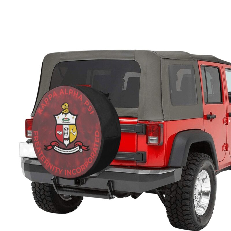 Kappa Alpha Psi Car tire cover - Image 3