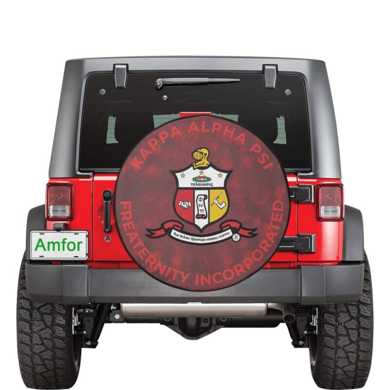 Kappa Alpha Psi Car tire cover - Image 2
