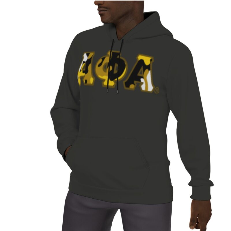 Alpha Phi Alpha Camo Thicken Pullover Hoodie - Image 2