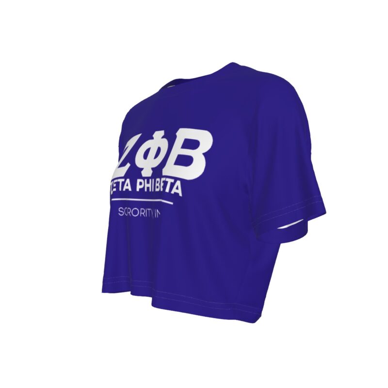 Zeta Phi Beta Cropped T-Shirt - Image 4