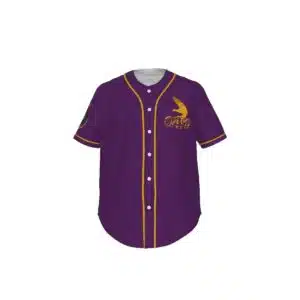 Omega Psi Phi Short Sleeve Baseball Jersey With Pinstripes