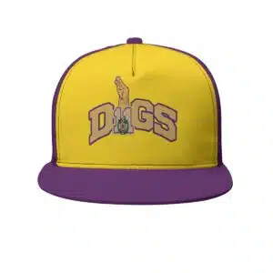 Omega Psi Phi Handsign Dogs Baseball Cap With Box