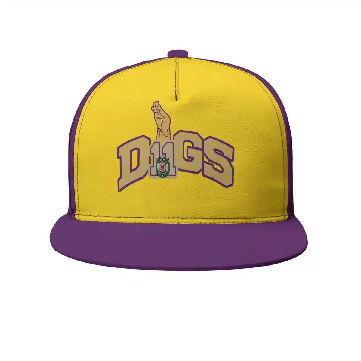 Omega Psi Phi Handsign Dogs Baseball Cap With Box