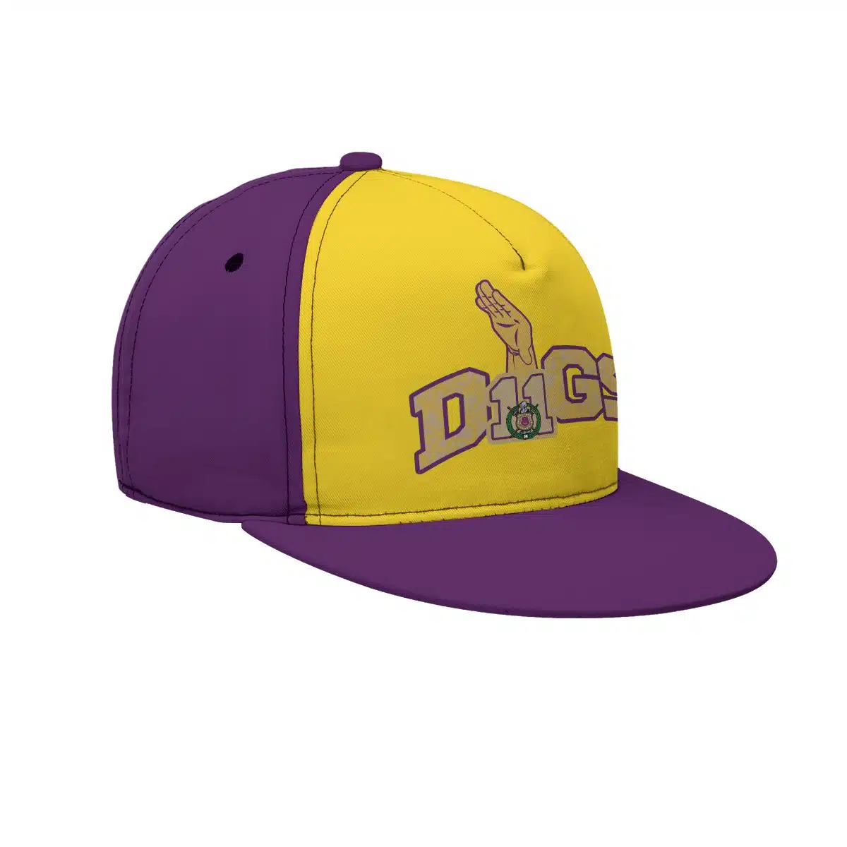 Omega Psi Phi Handsign Dogs Baseball Cap With Box - Image 3