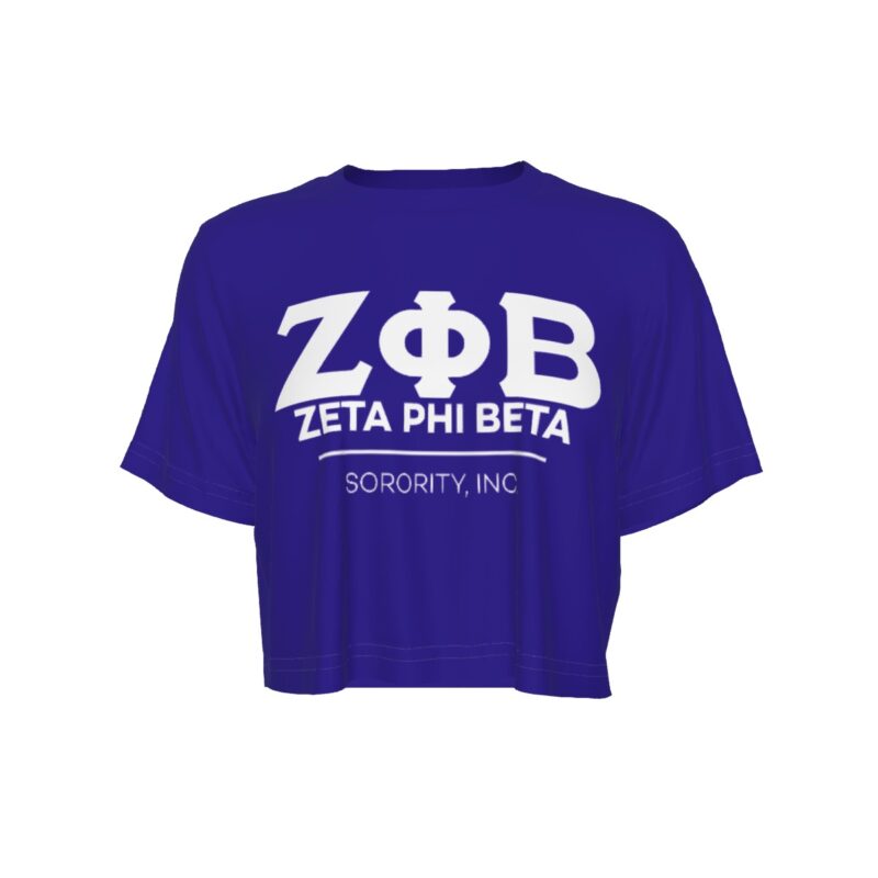 Zeta Phi Beta Cropped T-Shirt