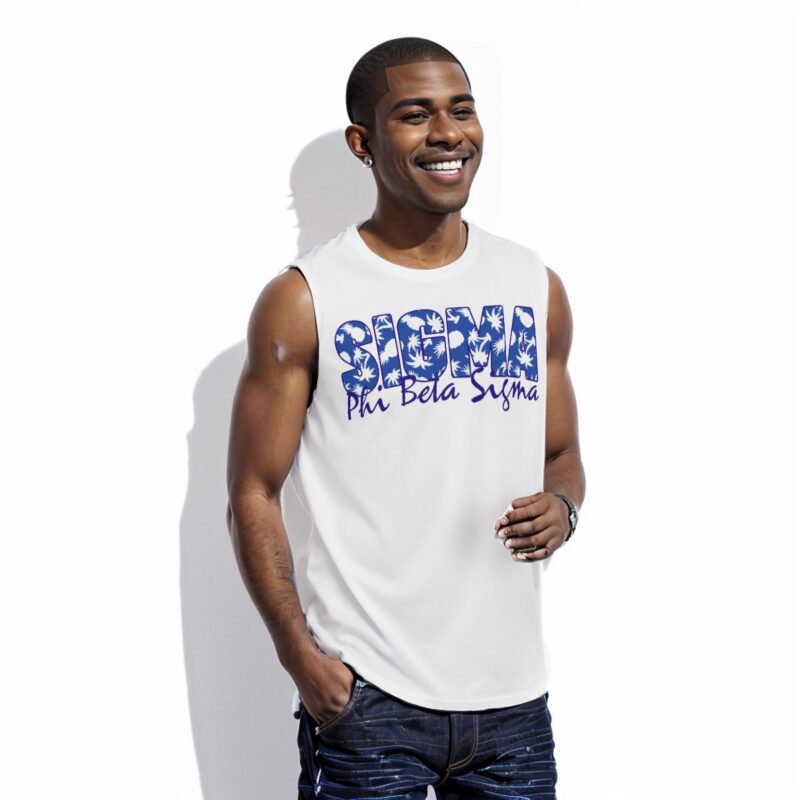 Phi Beta Sigma O-neck Tank Top - Image 3