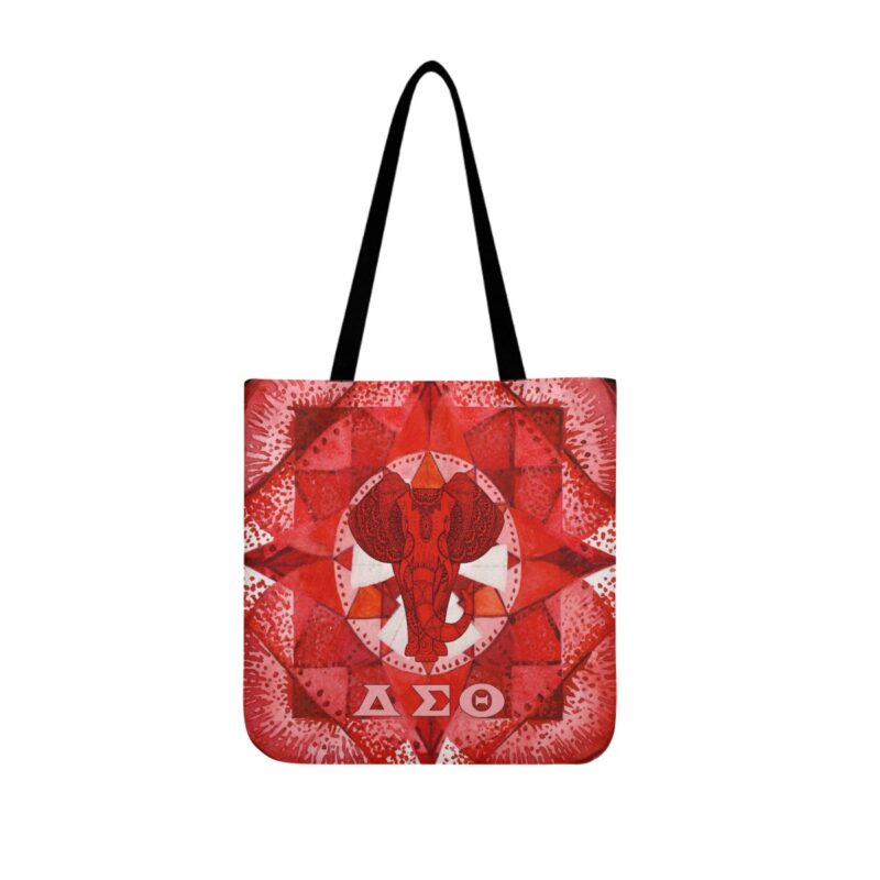 Delta Sigma Theta Cloth Tote Bags - Image 2