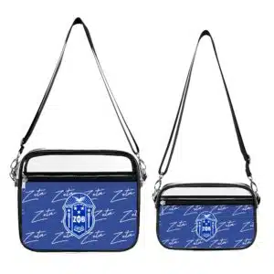 Zeta Phi Beta two piece set transparent Satchel