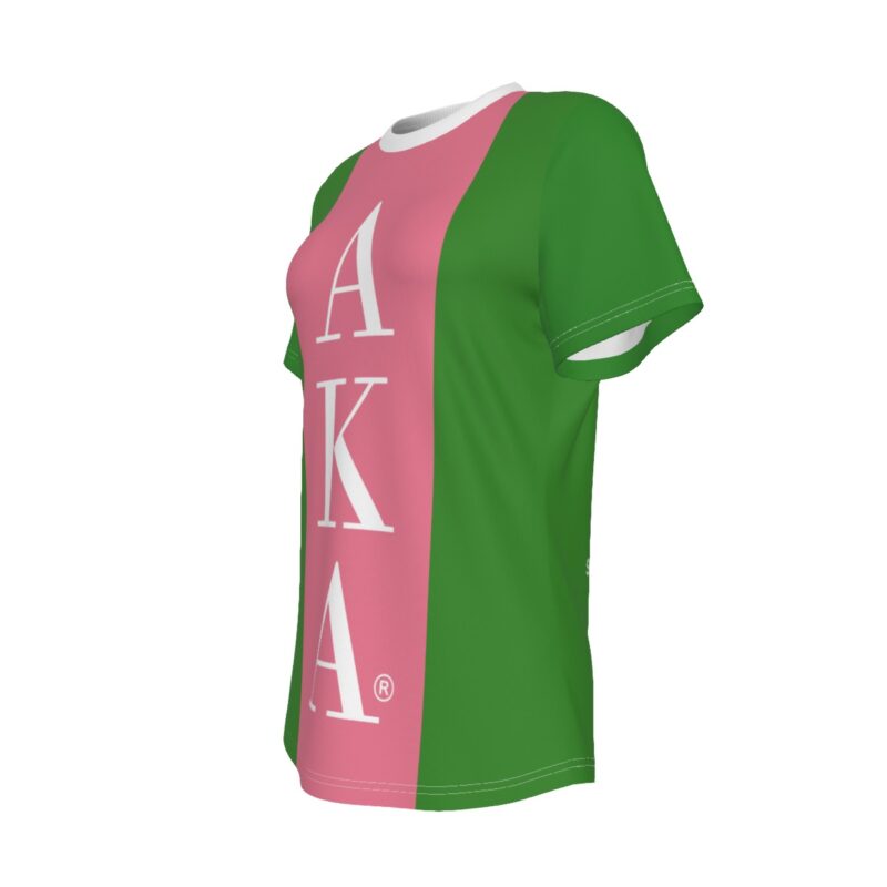 Alpha Kappa Alpha Women's AOP Cut & Sew Tee - Image 4