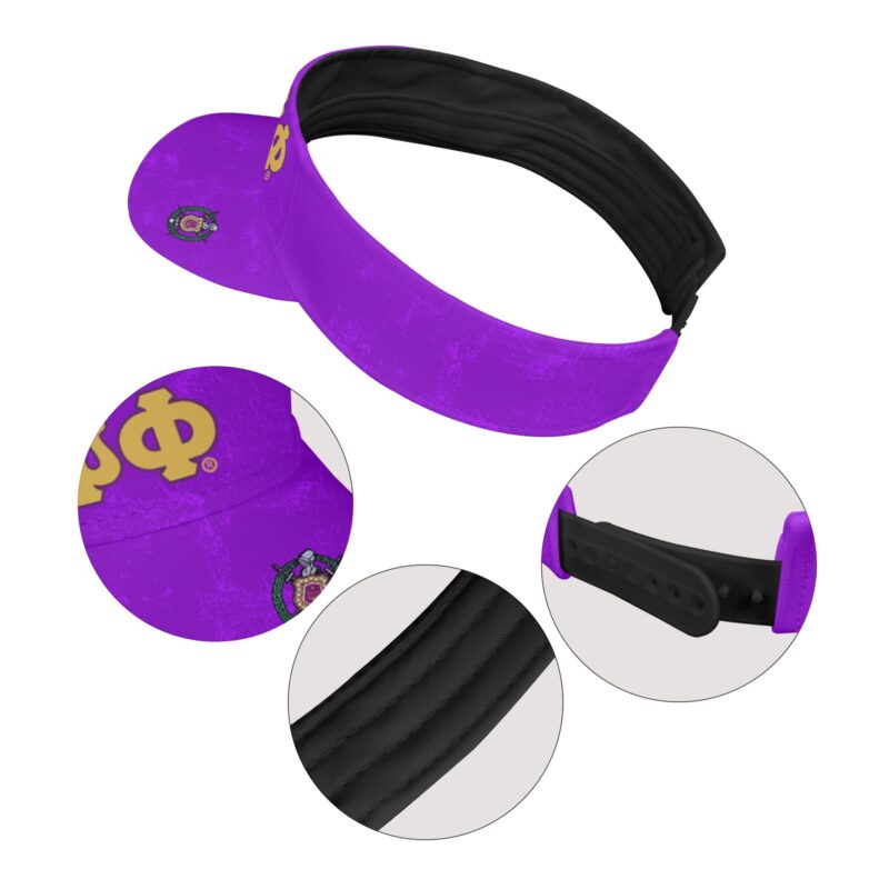 Omega Psi Phi Sports Visor - Image 2