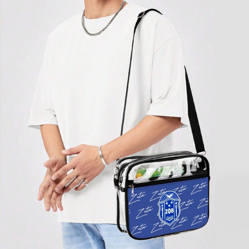 Zeta Phi Beta two piece set transparent Satchel - Image 7