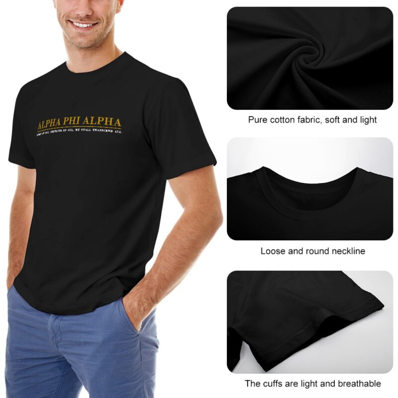 Alpha Phi Alpha T-shirt 100% cotton - Image 7