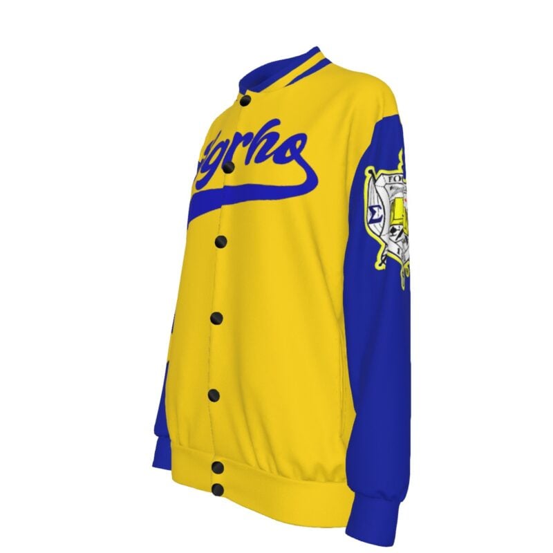 Sigma Gamma Rho Varsity Baseball Jacket - Image 4