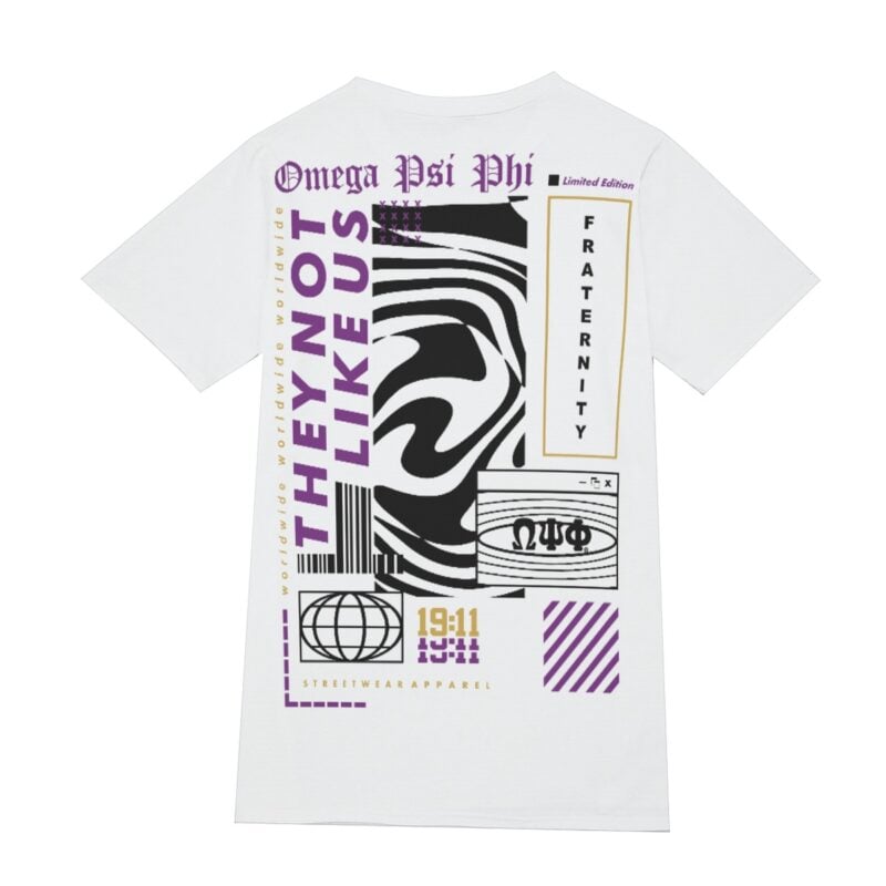 Omega Psi Phi They Not Like Us Hypeman O-Neck T-Shirt - Image 6