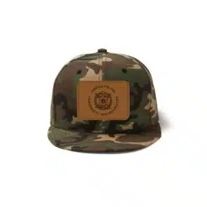 Omega Psi Phi Camo Patch Snapback Hat