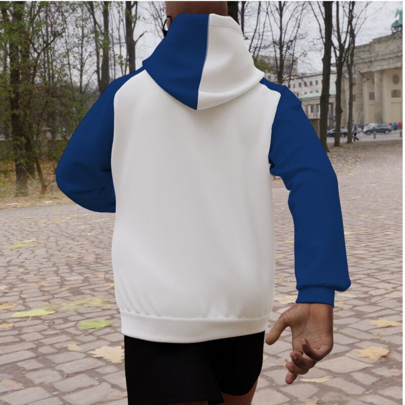 Phi Beta Sigma Triple Tone Heavy Fleece Raglan Hoodie - Image 3