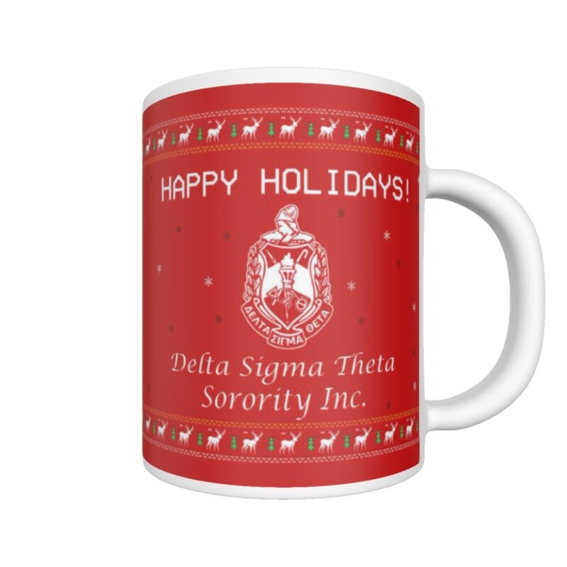 Delta Sigma Theta Xmas Mug