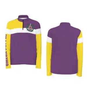 Omega Psi Phi Sporty Half Zip Pullover