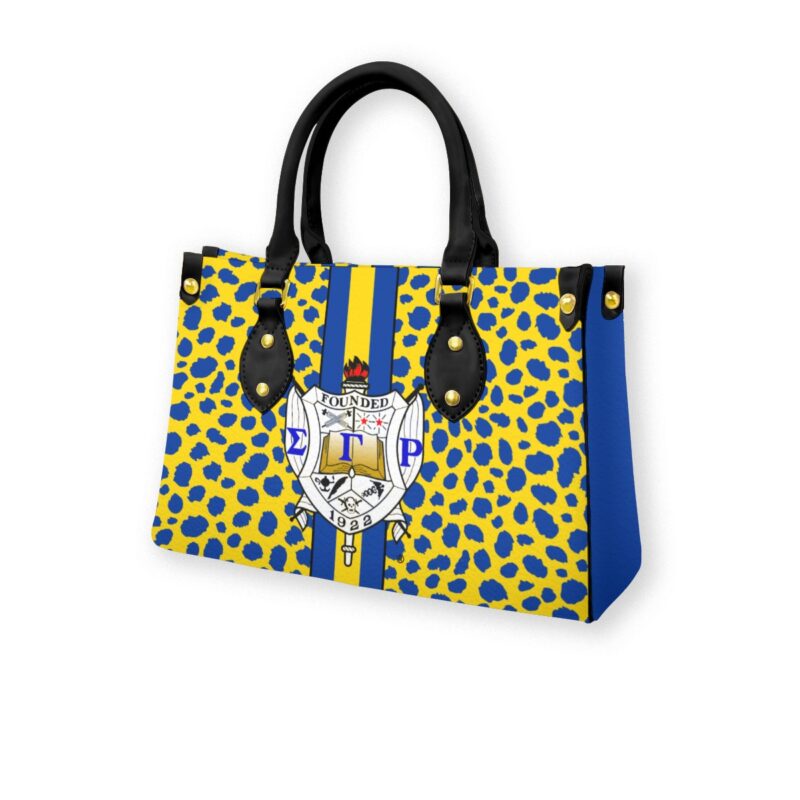 Sigma Gamma Rho Tote Bag With Black Handle - Image 2