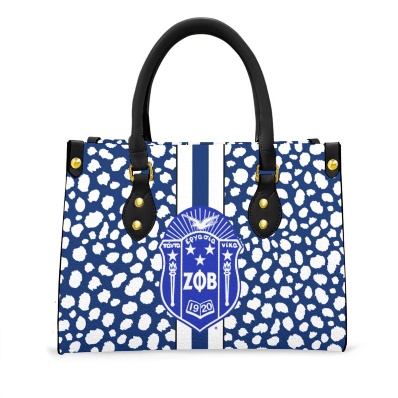 Zeta Phi Beta Tote Bag With Black Handle - Image 3