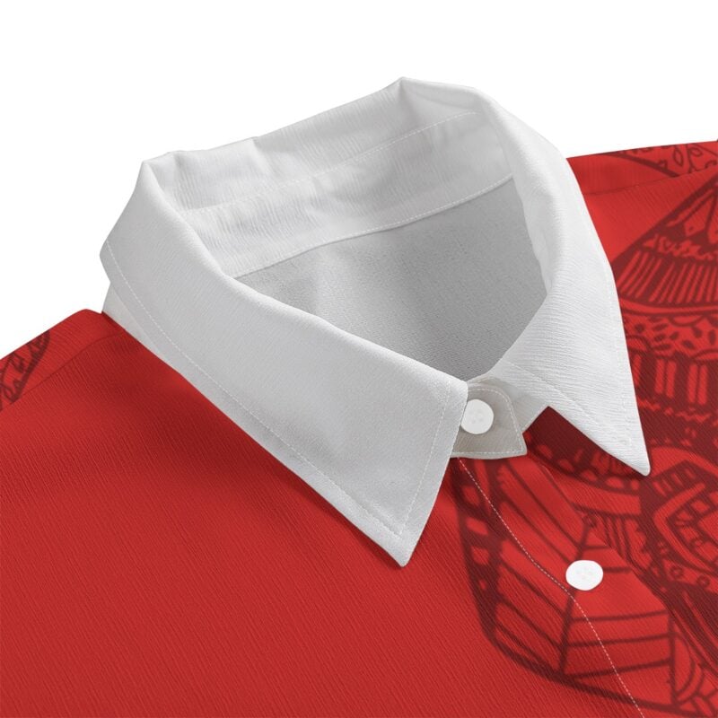 Delta Sigma Theta Chiffon Shirt With Elbow Sleeve - Image 3