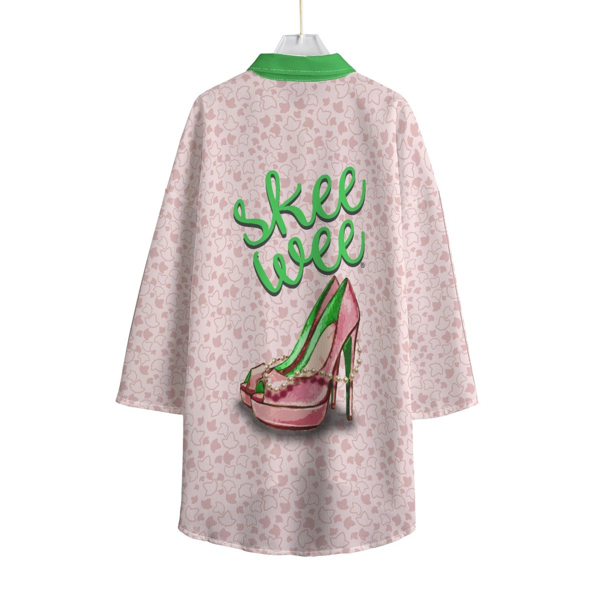 Alpha Kappa Alpha Chiffon Shirt With Elbow Sleeve - Image 2