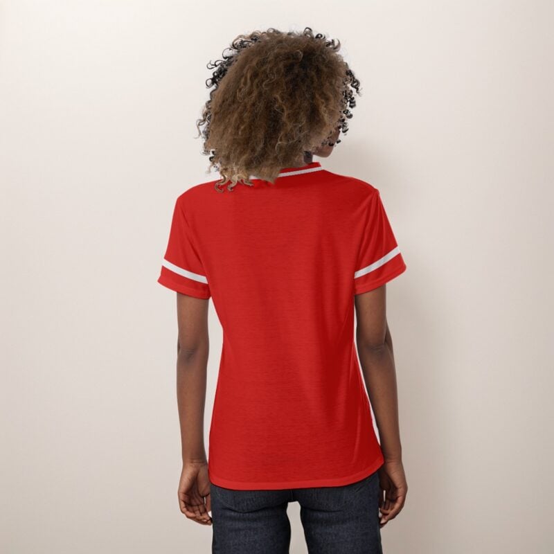 Delta Sigma Theta V-neck Women's T-shirt - Image 3