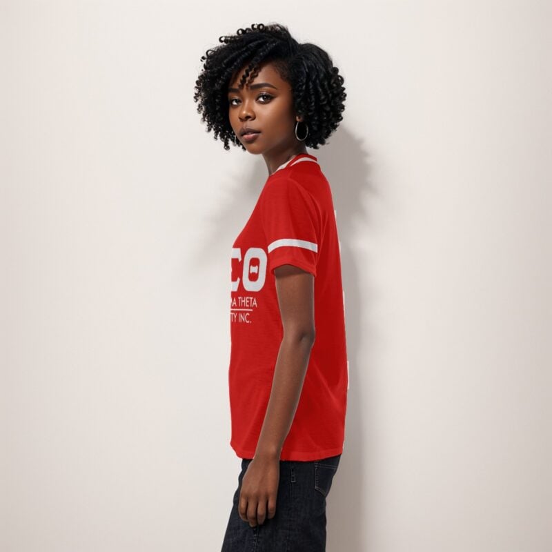 Delta Sigma Theta V-neck Women's T-shirt - Image 2