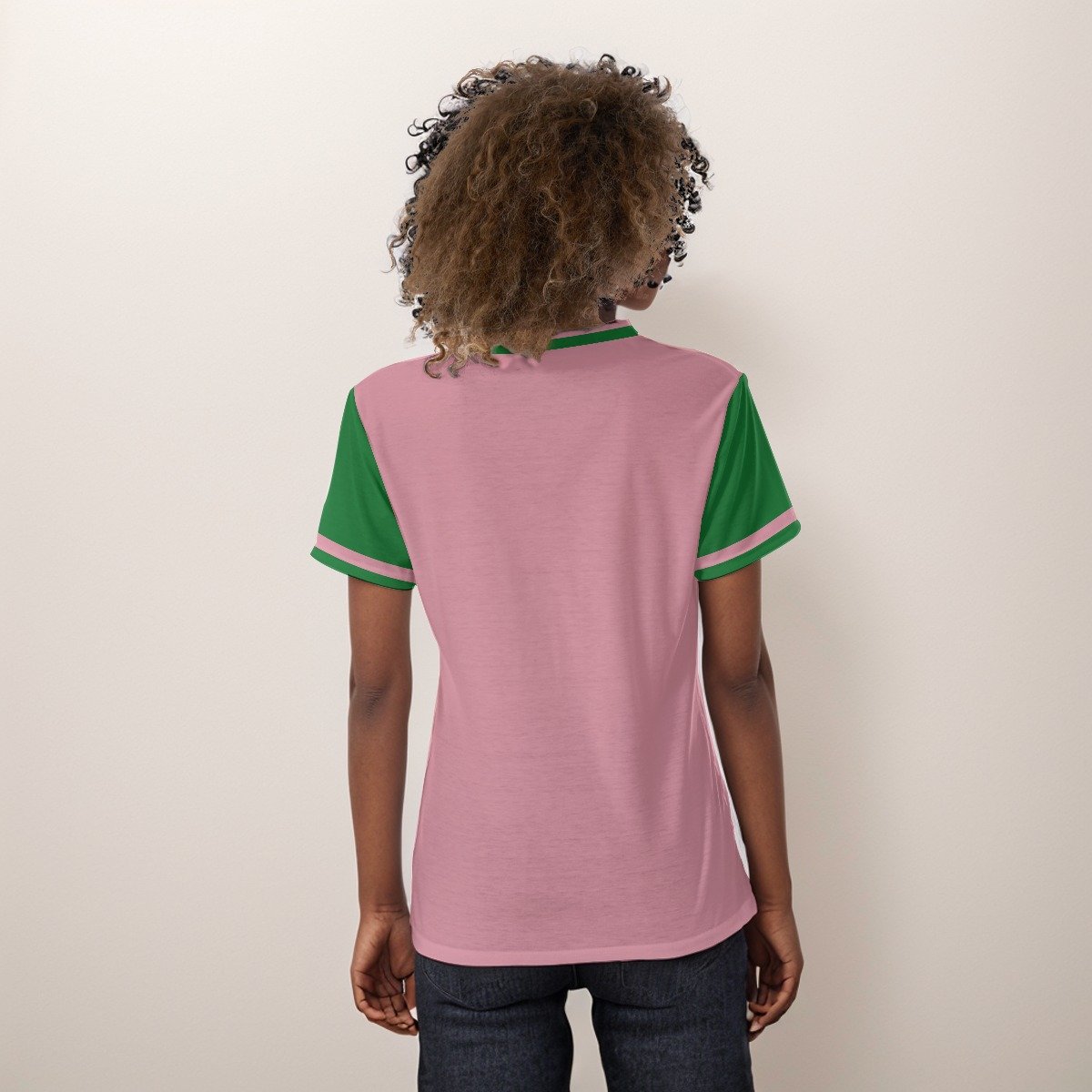 Alpha Kappa Alpha V-neck Women's T-shirt - Image 3