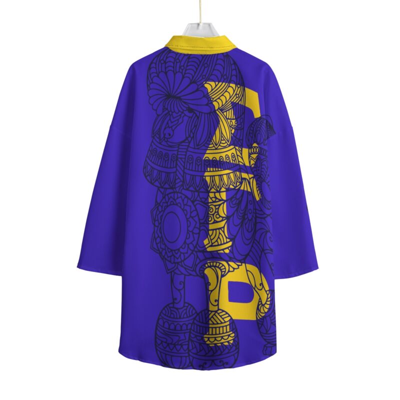 Sigma Gamma Rho Chiffon Shirt With Elbow Sleeve - Image 2