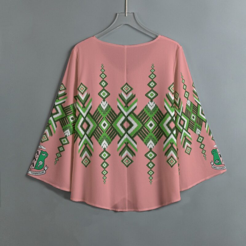 Alpha Kappa Alpha T-shirt With Irregular Hem - Image 3
