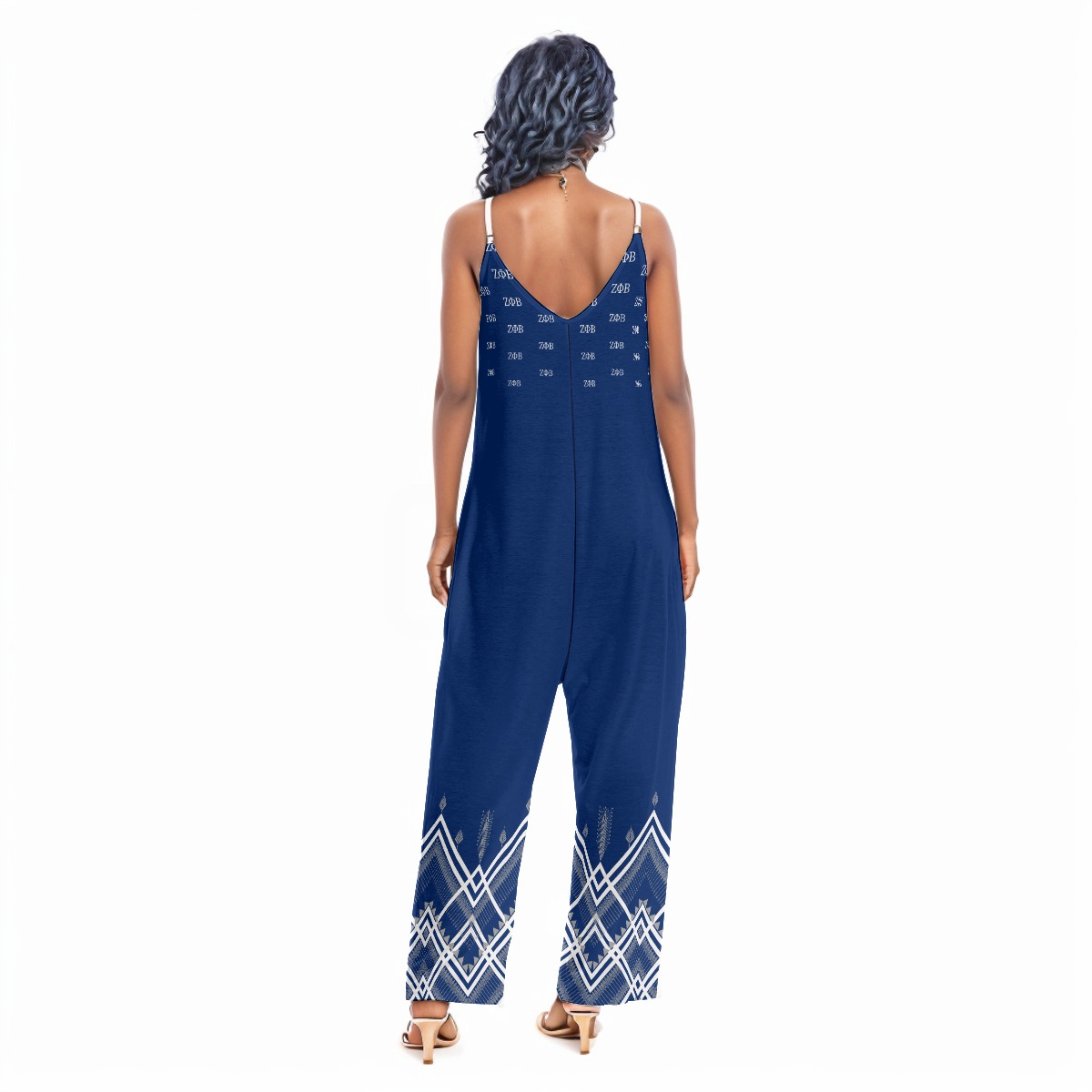 Zeta Phi Beta Loose Cami Jumpsuit - Image 4