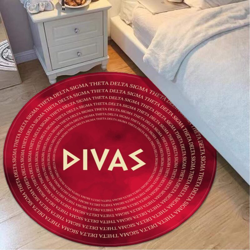 Delta Sigma Theta Round Mat - Image 2