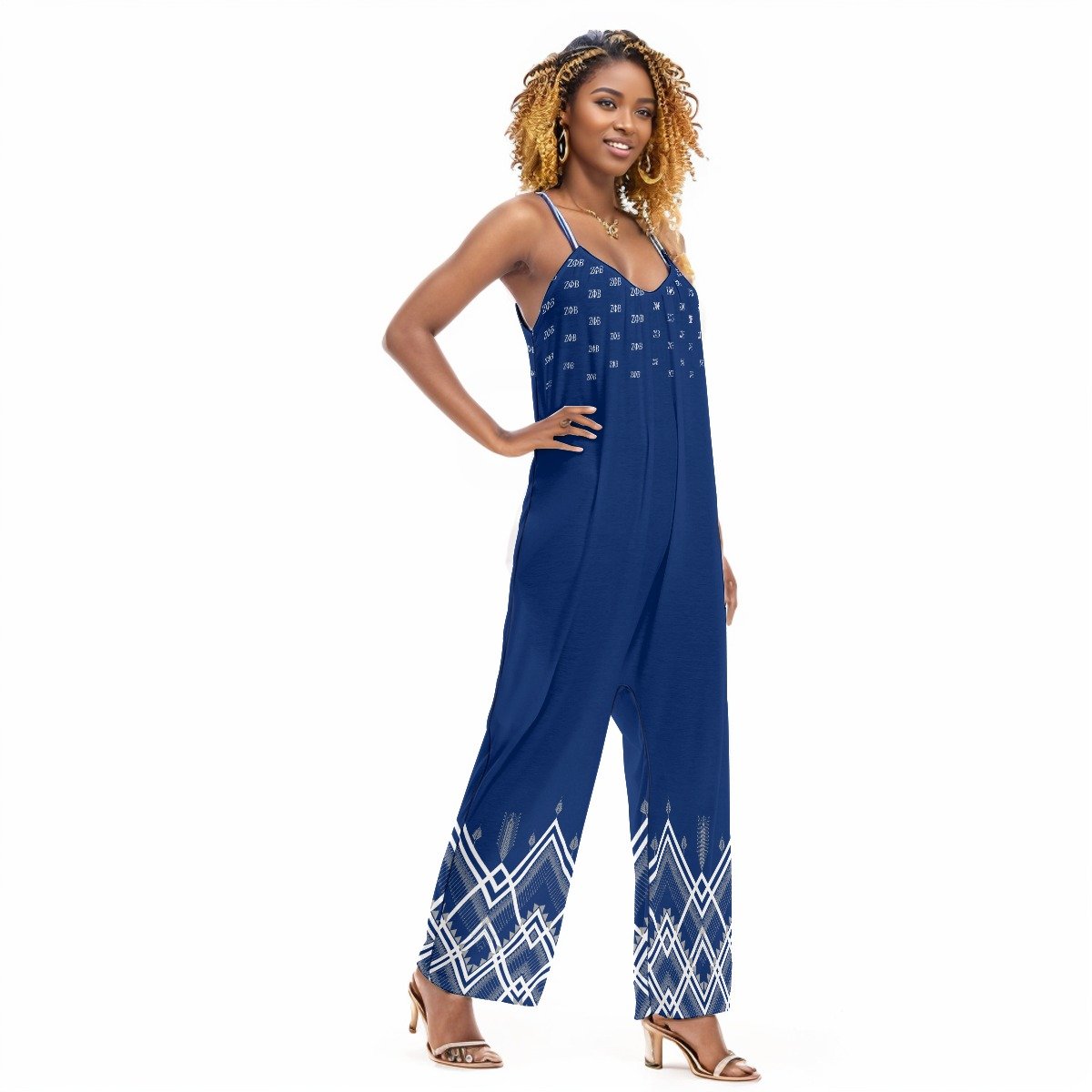 Zeta Phi Beta Loose Cami Jumpsuit - Image 2