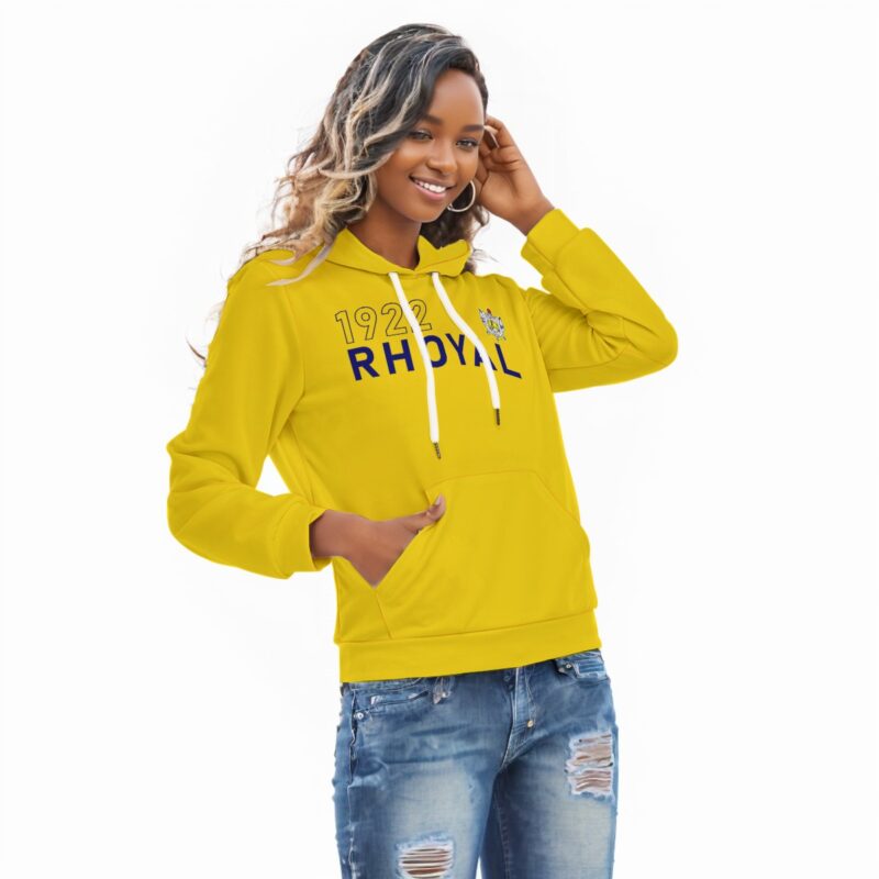Zeta Phi Beta Year Outline Slim Pullover Hoodie - Image 2