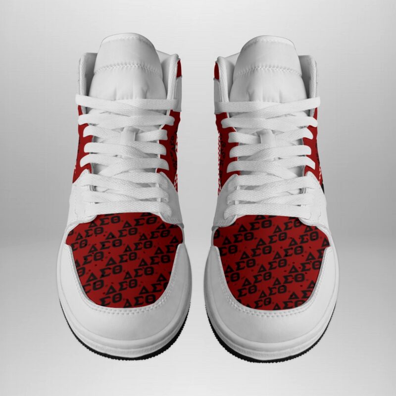 Delta Sigma Theta DJays Leather Stitching Shoes