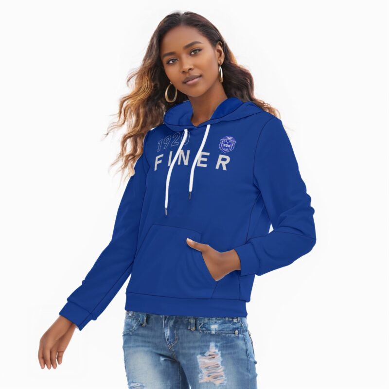 Zeta Phi Beta Year Outline Slim Pullover Hoodie - Image 3