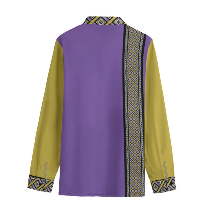 Omega Psi Phi Lapel Collar Shirt With Concealed Placket - Image 2