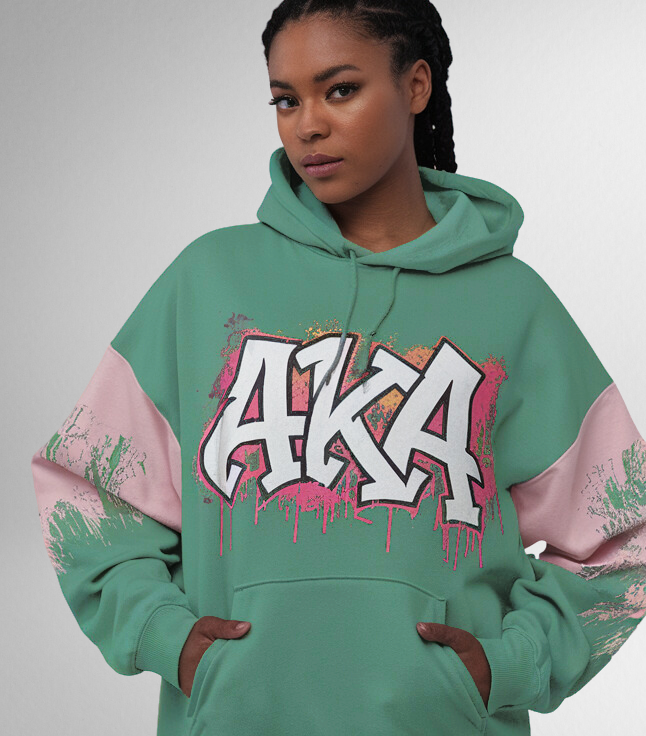 Alpha Kappa Alpha AKA Graffiti Hoodie