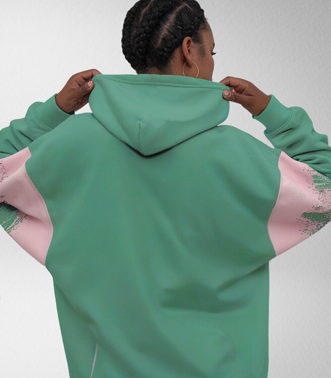 Alpha Kappa Alpha AKA Graffiti Hoodie - Image 2
