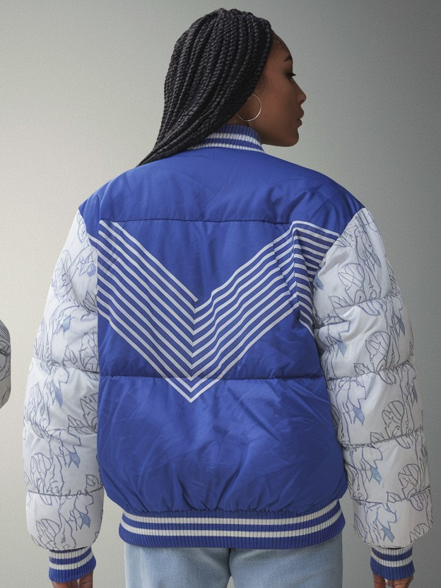 Zeta Phi Beta Royal Dynasty Puffer Jacket - Image 2