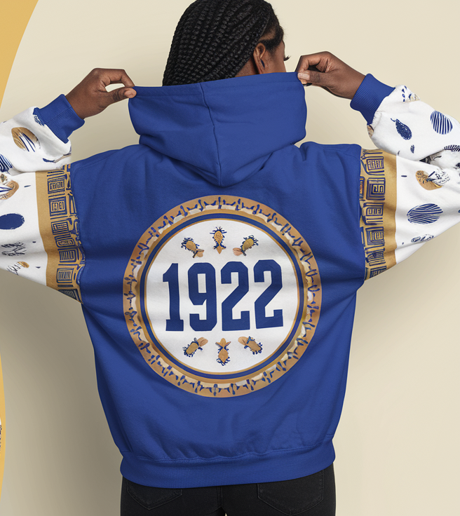 Sigma Gamma Rho SGRHO African 1922 Hoodie - Image 2