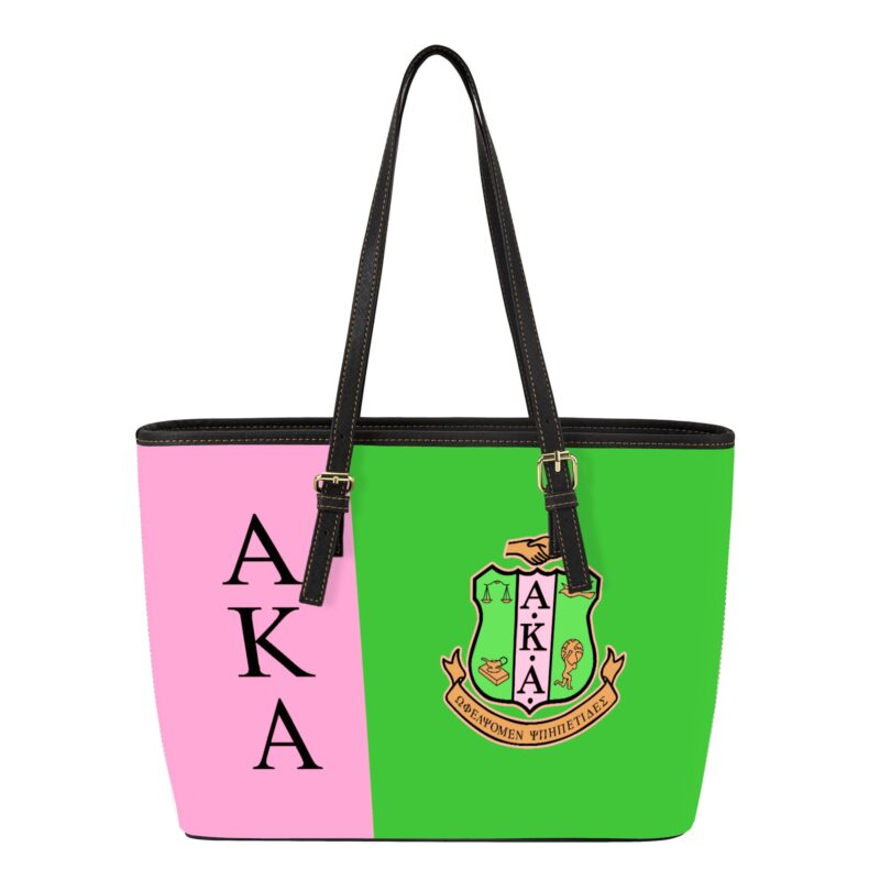 Alpha Kappa Alpha Small Leather Bag - Image 2